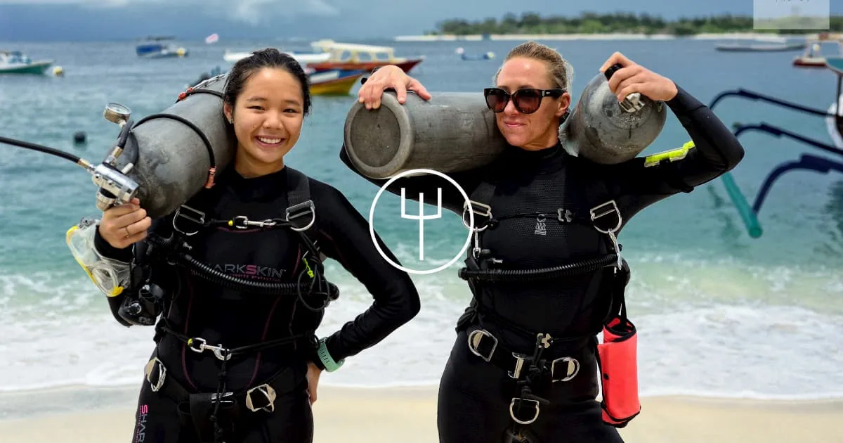 PADI Sidemount Diver — Diving di Gili Trawangan